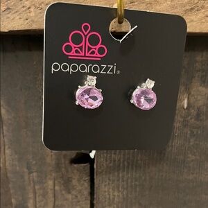 Paparazzi Lavender and Purple Earrings, Bracelet and Hair Clip Bundle!
#12